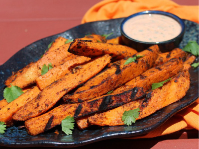 Grilled Sweet Potato Fries