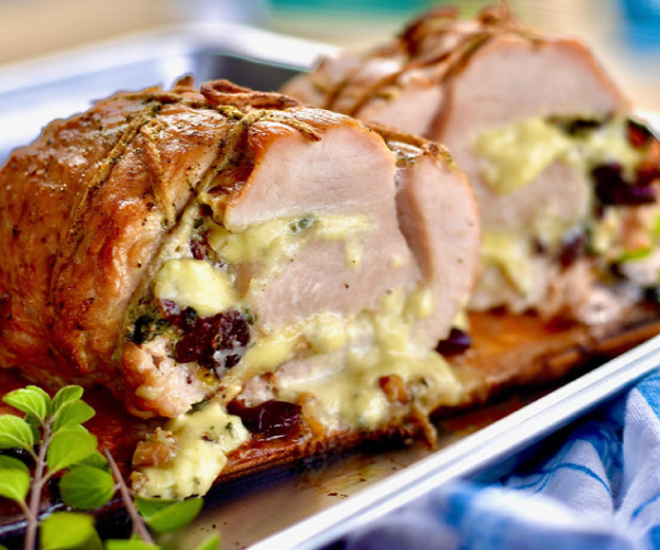 Cedar Planked Stuffed Turkey Breast Recipe | Blue Rhino