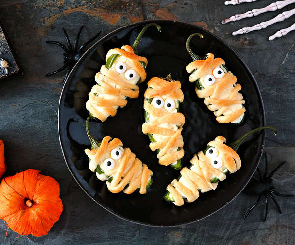 Mummy Wrapped Grilled Jalapeño Poppers Recipe | Blue Rhino