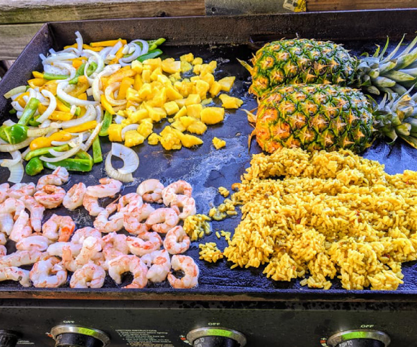 Caribbean Shrimp Fajitas Recipe | Blue Rhino