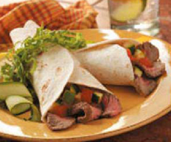 Quick Beef Fajitas with Pico De Gallo
