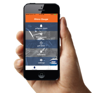Rhino Gauge, in the Blue Rhino mobile app.