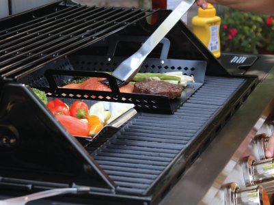 Blue rhino portable outlet grill