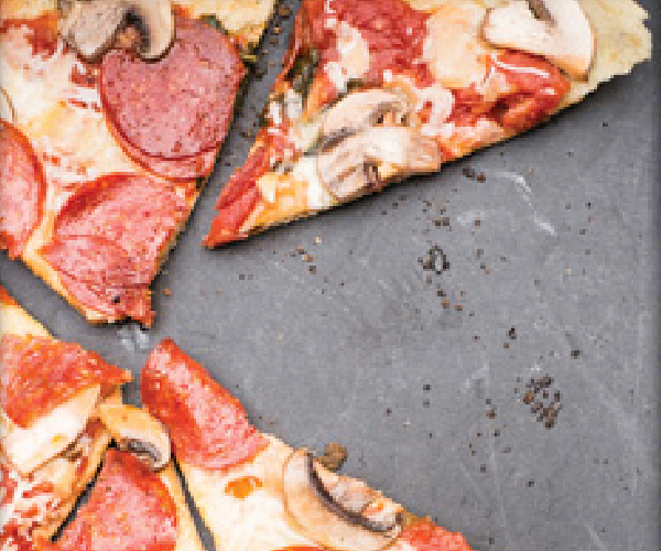 Pepperoni &amp; Mushroom Pizza with a Kiss of Smoke Recipe | Blue Rhino