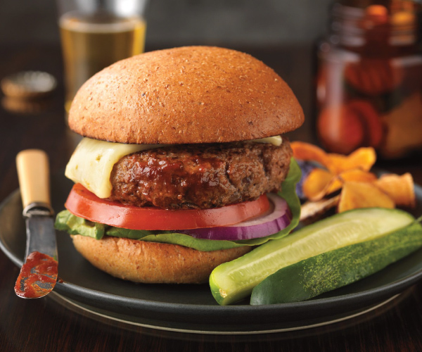 Zesty Barbecue Cheeseburgers