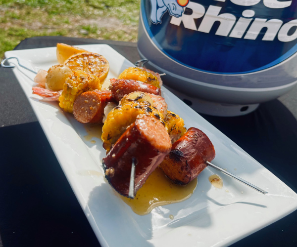 Louisiana “Low Country” Skewers Recipe | Blue Rhino