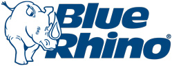 Blue Rhino logo one color