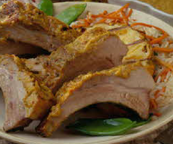 Latin Pork Back Ribs with Smoky Pineapple-Mango Recipe | Blue Rhino