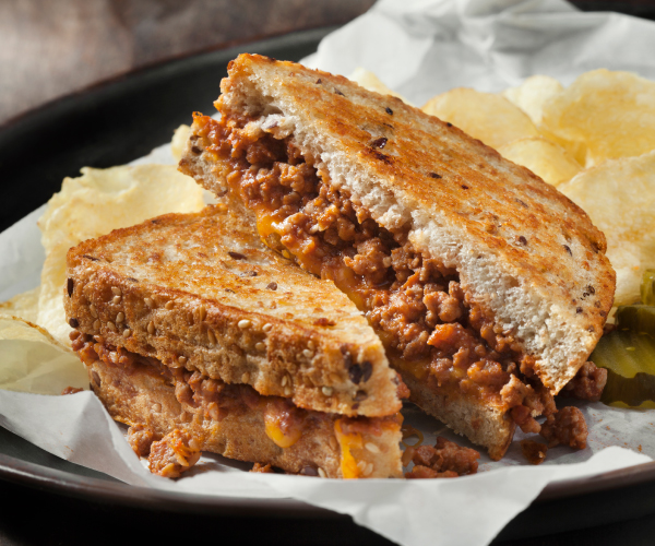 Grilled Sloppy Joe Cheese Sandwiches Recipe | Blue Rhino