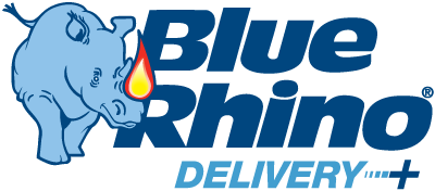Blue Rhino Delivery+ logo