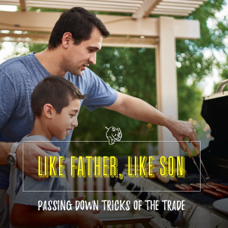 Teaching your kids to grill on Fathers Day