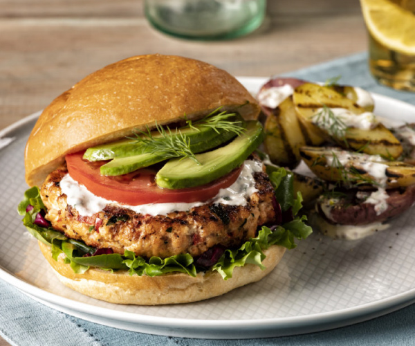 Smoky Rainbow Trout Burgers Recipe | Blue Rhino
