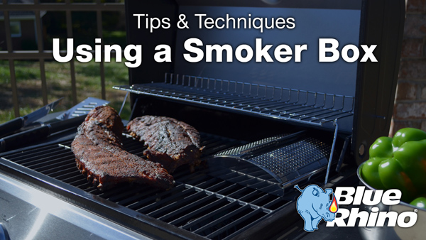 Using a smoker box on a gas clearance grill